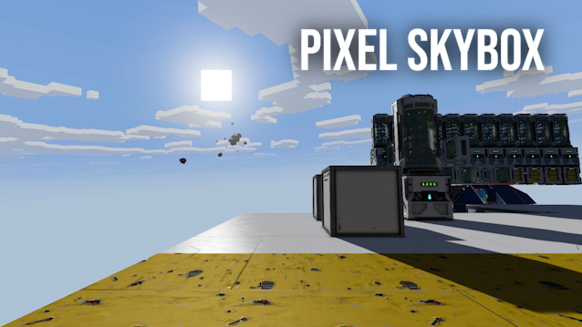 Pixel Cloud Skybox (for Skyblock)